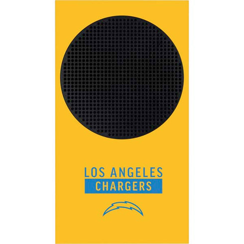 NFL Los Angeles Chargers Yellow Performance Series Xbox Series S Console Skin